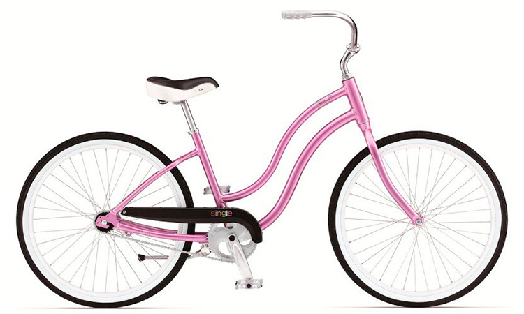 Фотографія Велосипед Giant Simple Single W 26" (2015) 2015 Рожевий